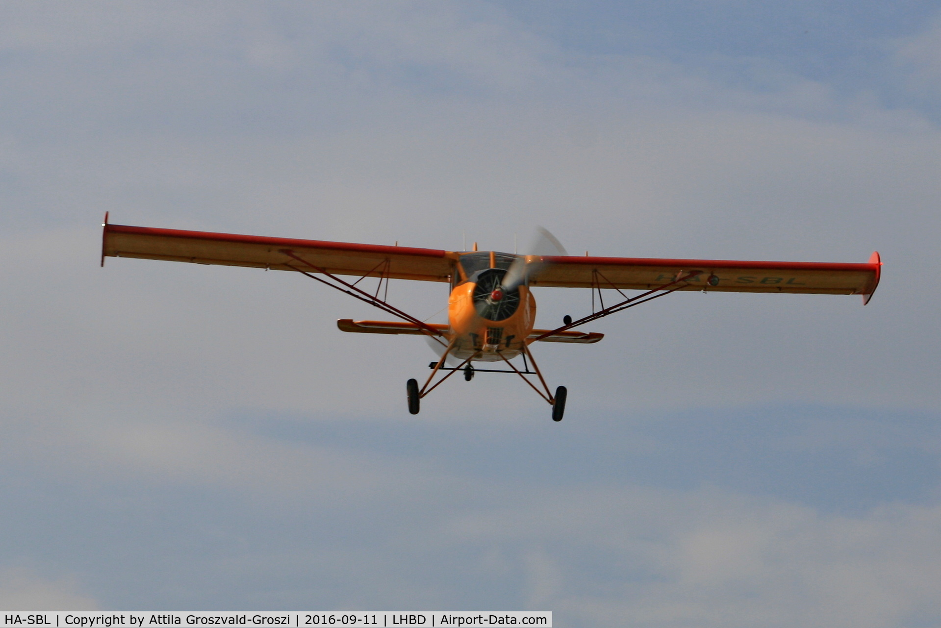 HA-SBL, 1969 PZL-Okecie PZL-101A Gawron C/N 119294, LHBD - Börgönd Airport. Albatros-Börgönd Air Show 2016, Hungary