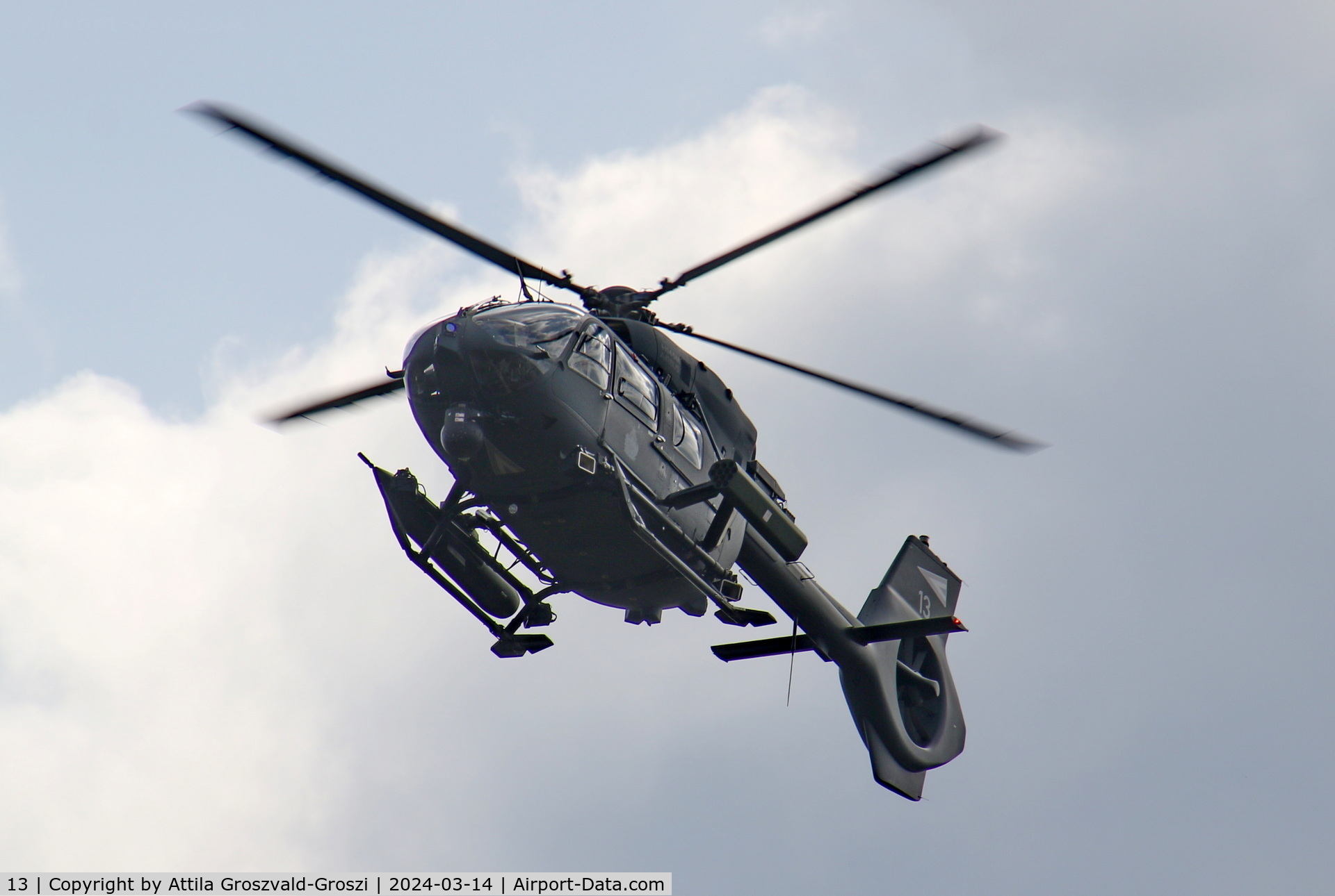 13, 2019 Airbus Helicopters H-145M C/N 20322, Veszprém, Jutas-újmajor, Training base of the Hungarian Air Force.