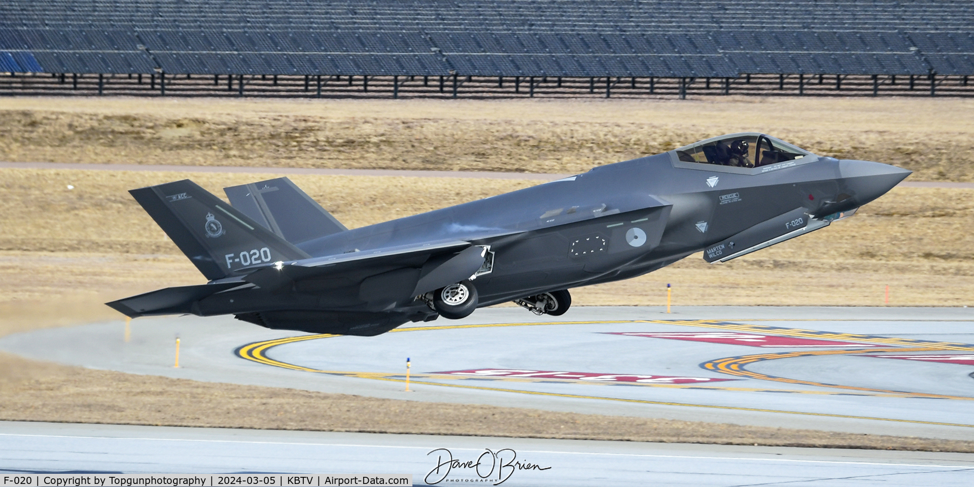 F-020, 2021 Lockheed Martin F-35A Lightning II C/N AN-20, NAF323 Wheels up Nellis Bound