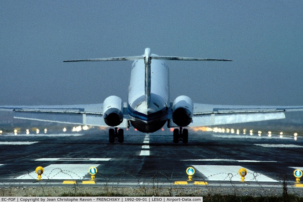 EC-FOF, 1992 McDonnell Douglas MD-88 C/N 53307, Aviaco