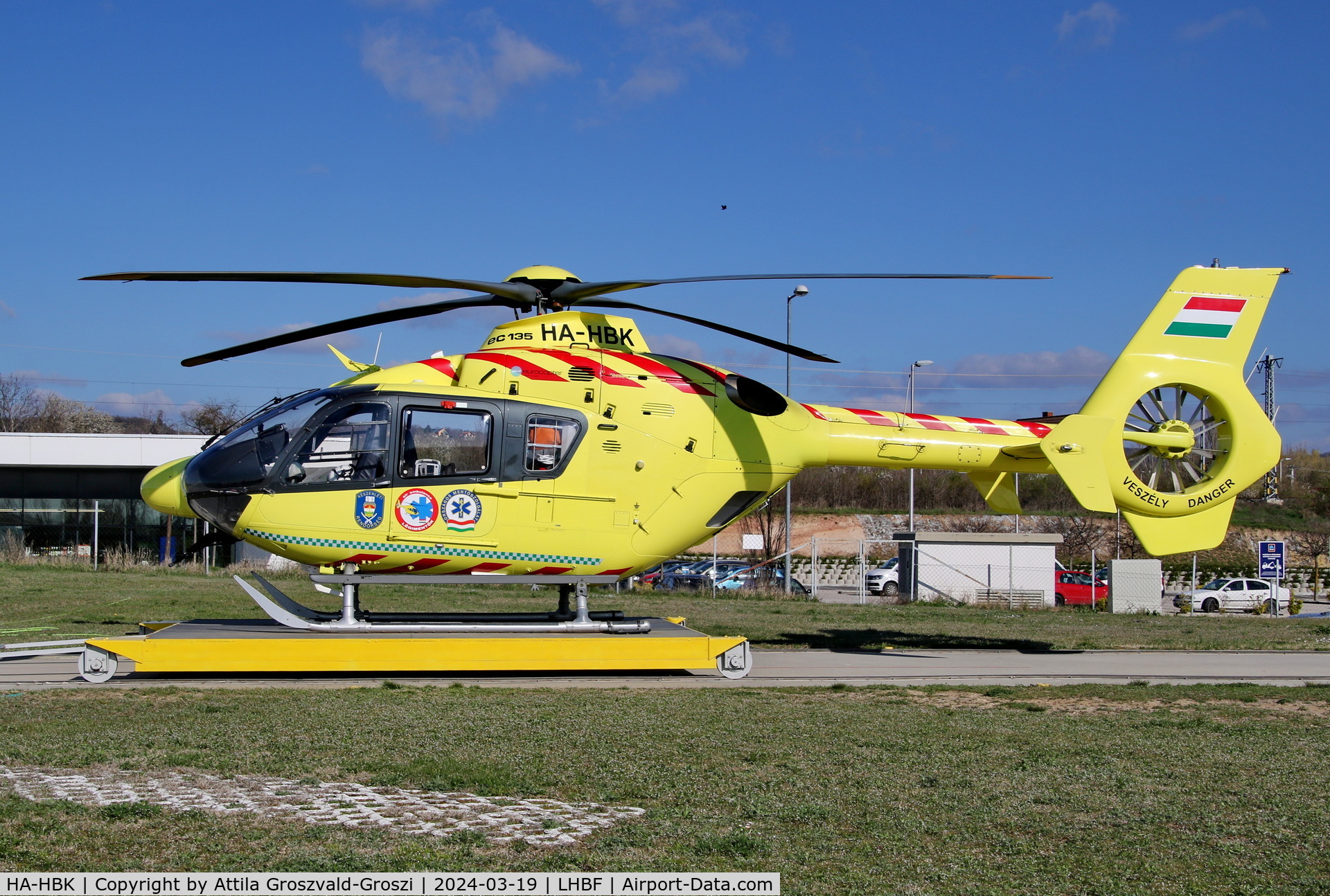 HA-HBK, 2018 Eurocopter EC-135-P2+ C/N 0393, LHBF - Balatonfüred Aerial Ambulance Base, Hungary