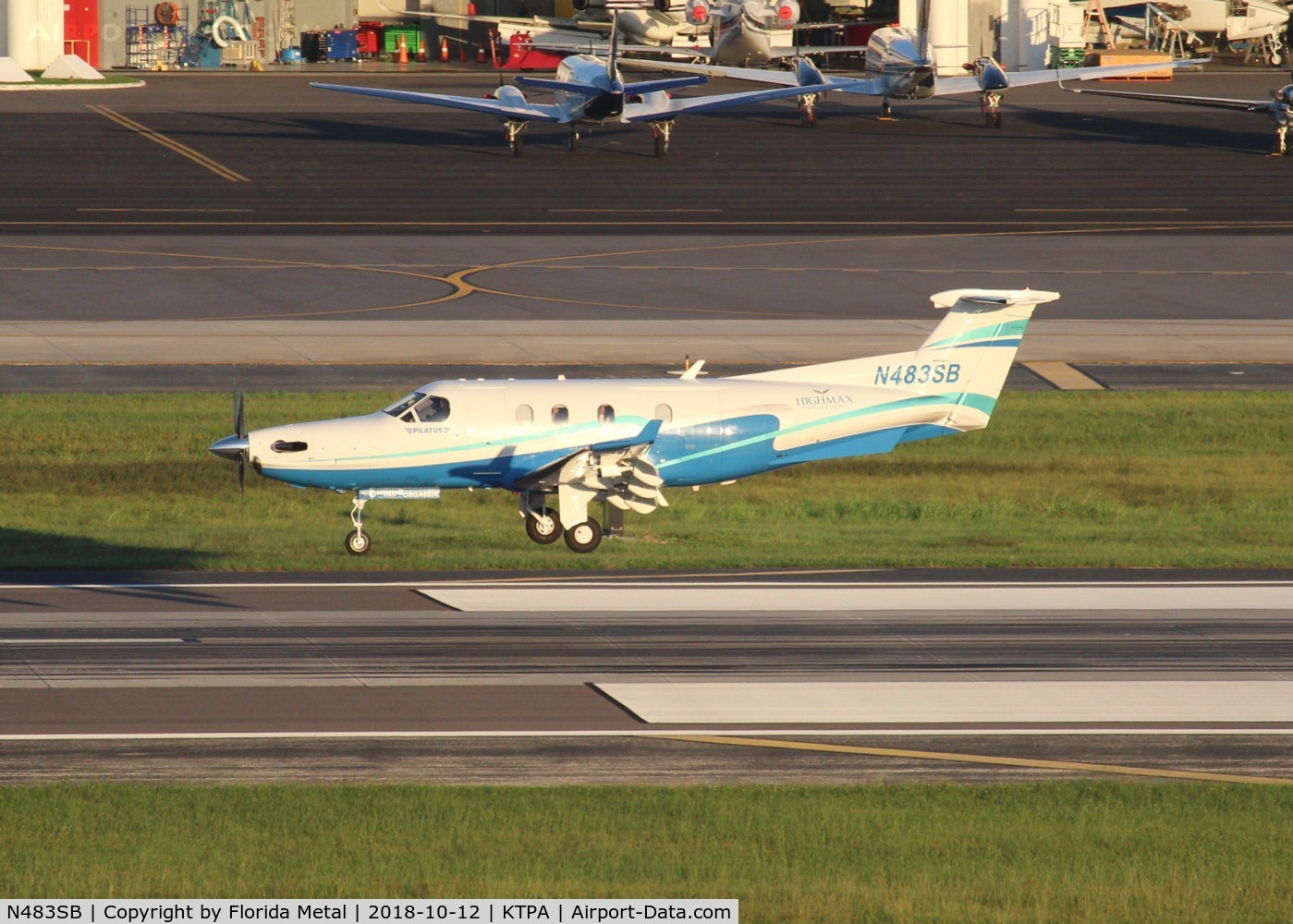 N483SB, 2002 Pilatus PC-12/45 C/N 448, PC-12 zx