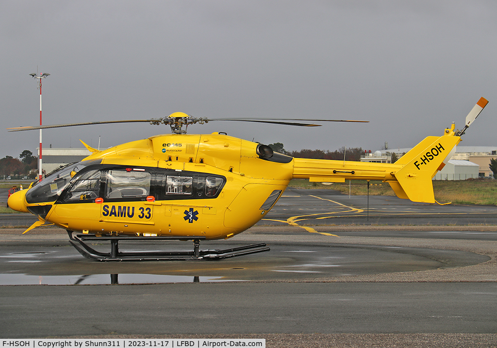 F-HSOH, Eurocopter EC-145 C/N 9229, Parked...