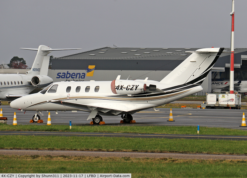 4X-CZY, 2000 Cessna 525 C/N 525-0410, Parked at the General Aviation area...