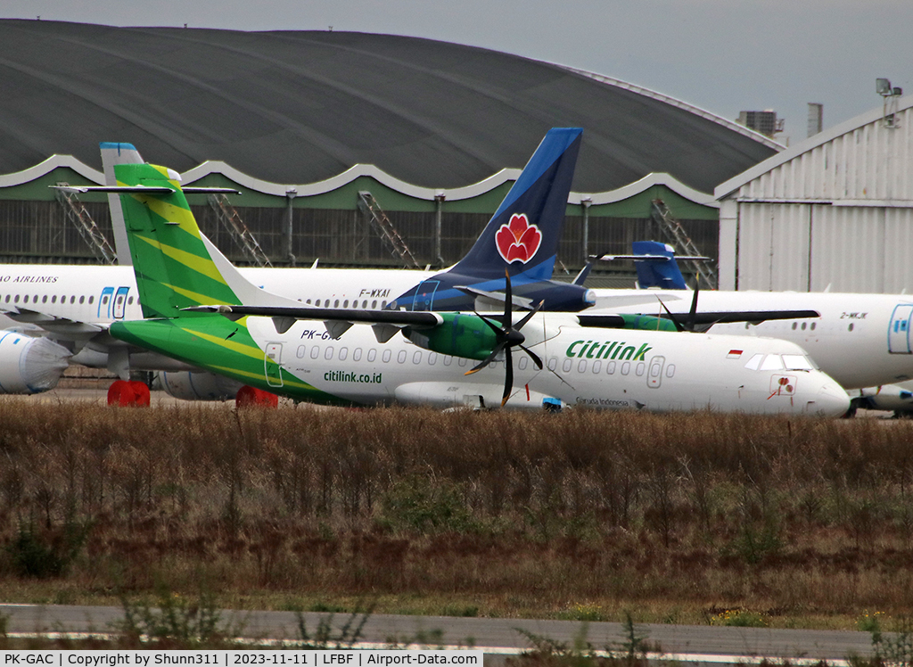 PK-GAC, 2013 ATR 72-600 C/N 1132, Parked after returned to lessor...