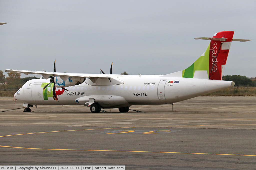 ES-ATK, 2016 ATR 72-600 (72-212A) C/N 1316, Parked...
