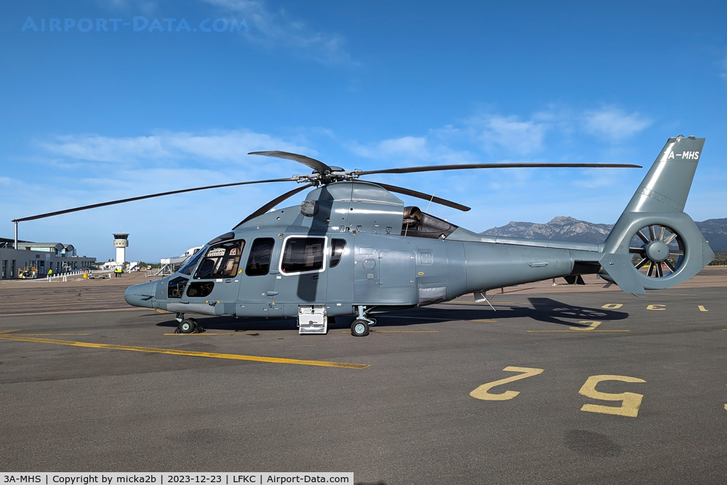 3A-MHS, Eurocopter EC-155B-1 C/N 6988, Parked