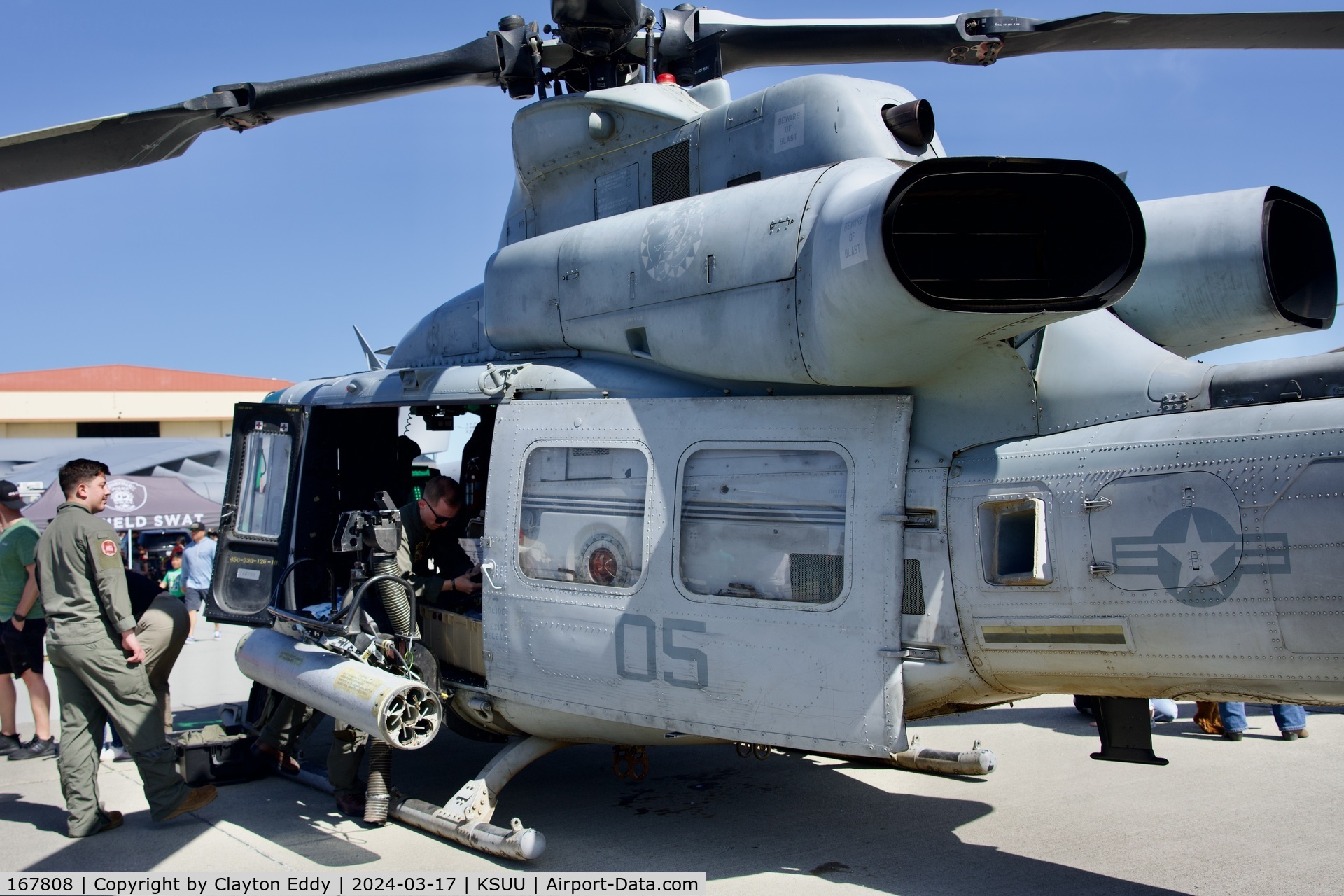 167808, Bell UH-1Y Venom C/N 55116/Y28, Travis AFB airshow California 2024.