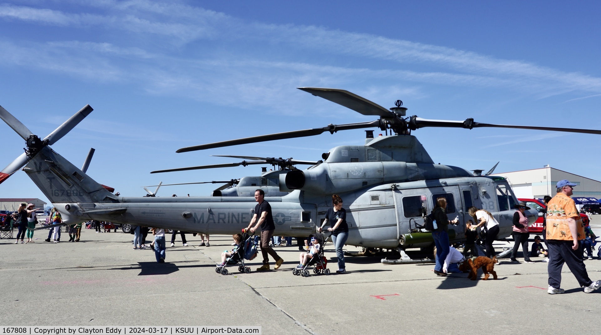 167808, Bell UH-1Y Venom C/N 55116/Y28, Travis AFB airshow California 2024.