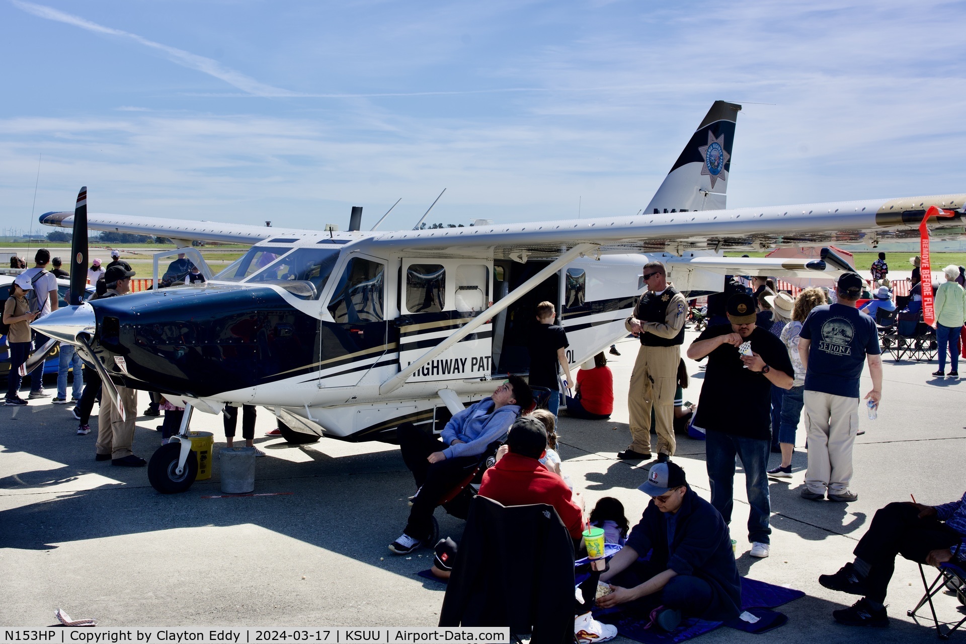 N153HP, 2016 GippsAero GA-8-TC320 Airvan C/N GA8-TC-320-16-232, Travis AFB airshow California 2024.
