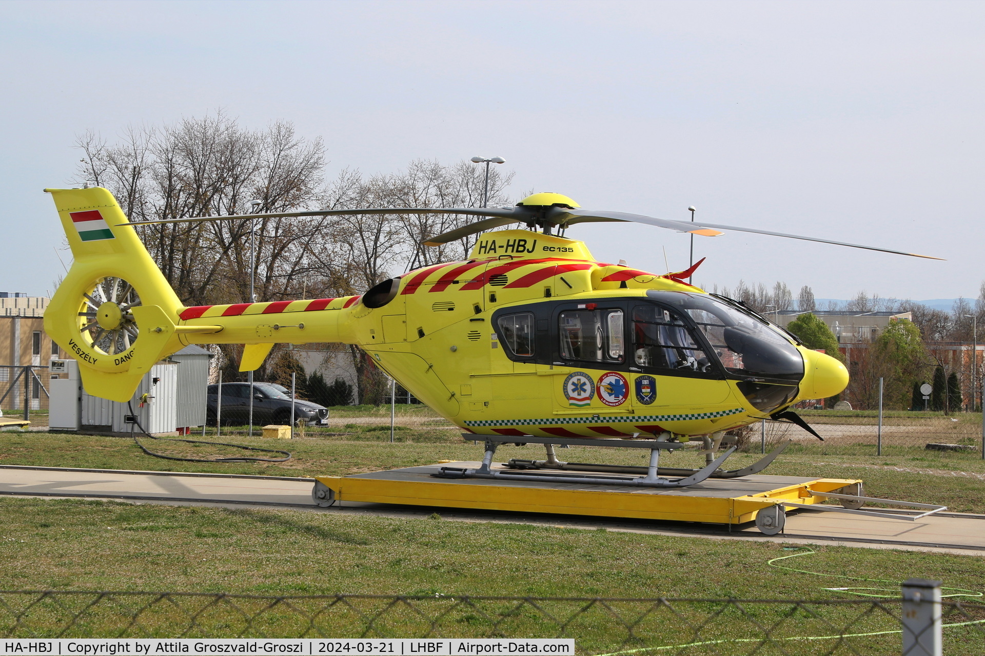 HA-HBJ, 2005 Eurocopter EC-135P-2 C/N 0390, LHBF - Balatonfüred Aerial Ambulance Base, Hungary