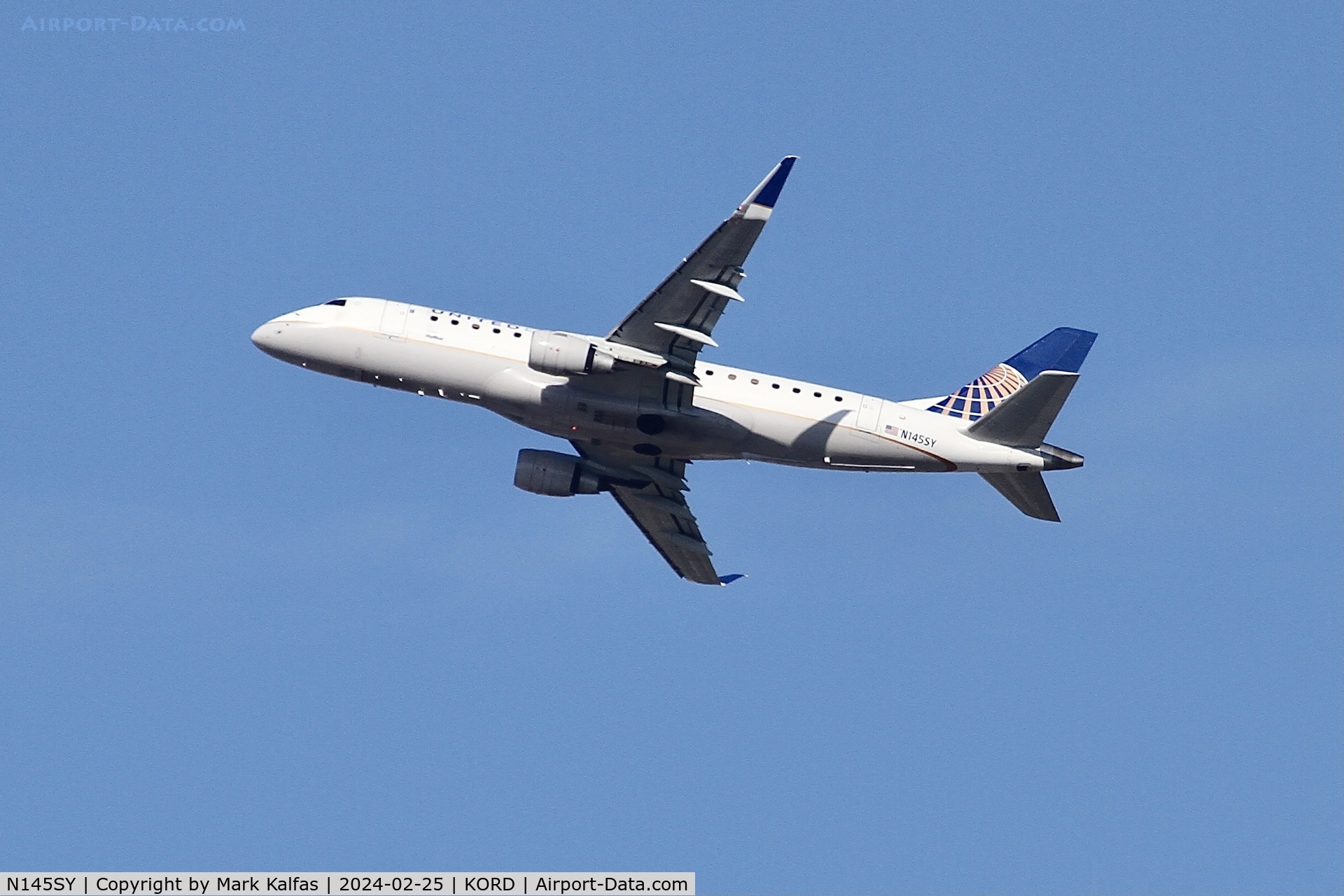 N145SY, 2015 Embraer 175LR (ERJ-170-200LR) C/N 17000484, E75L SkyWest/United Express EMBRAER 175 N145SY SKW5453 KORD-CYYZ