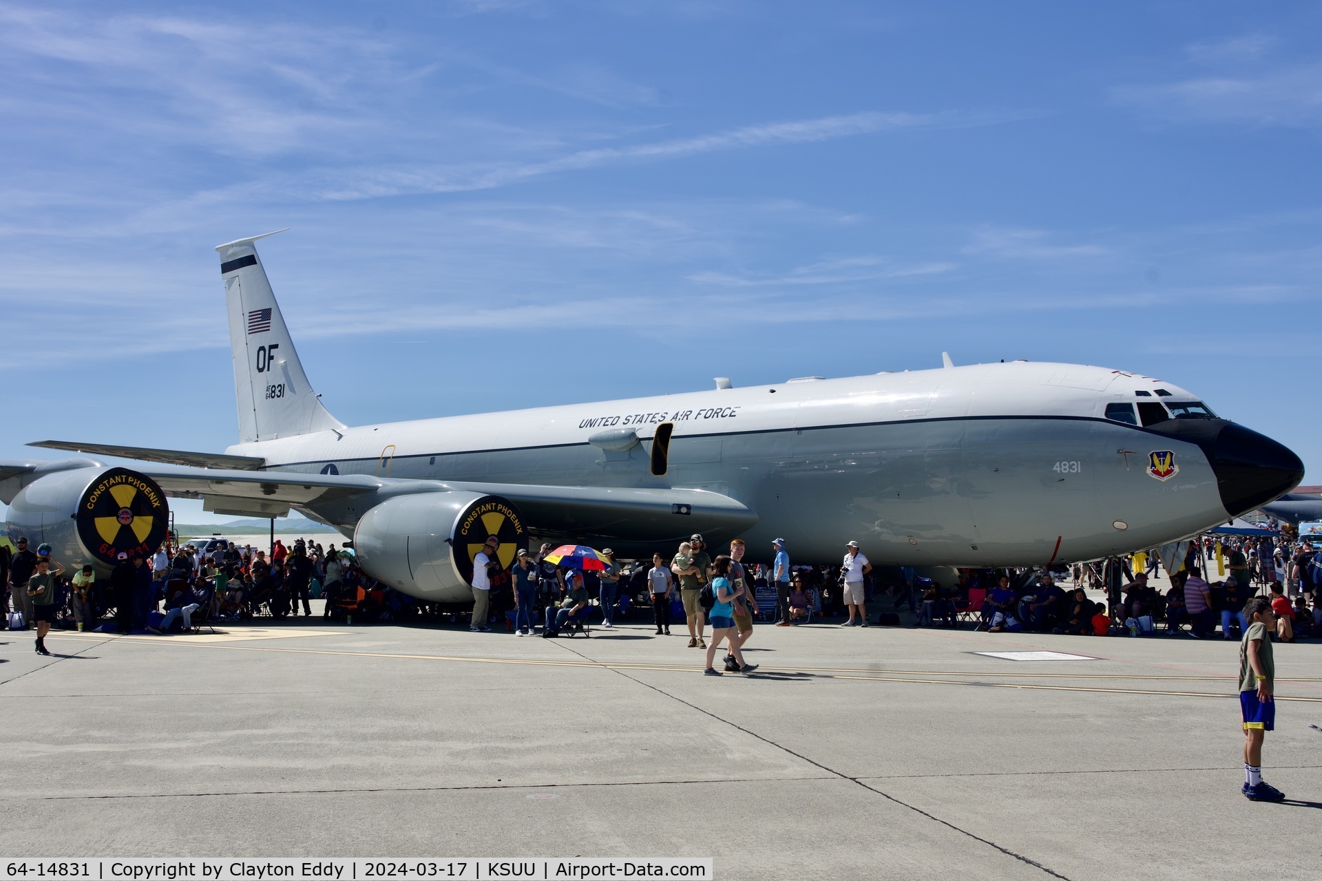 64-14831, 1964 Boeing KC-135R Stratotanker C/N 18771, Travis AFB airshow 2024.