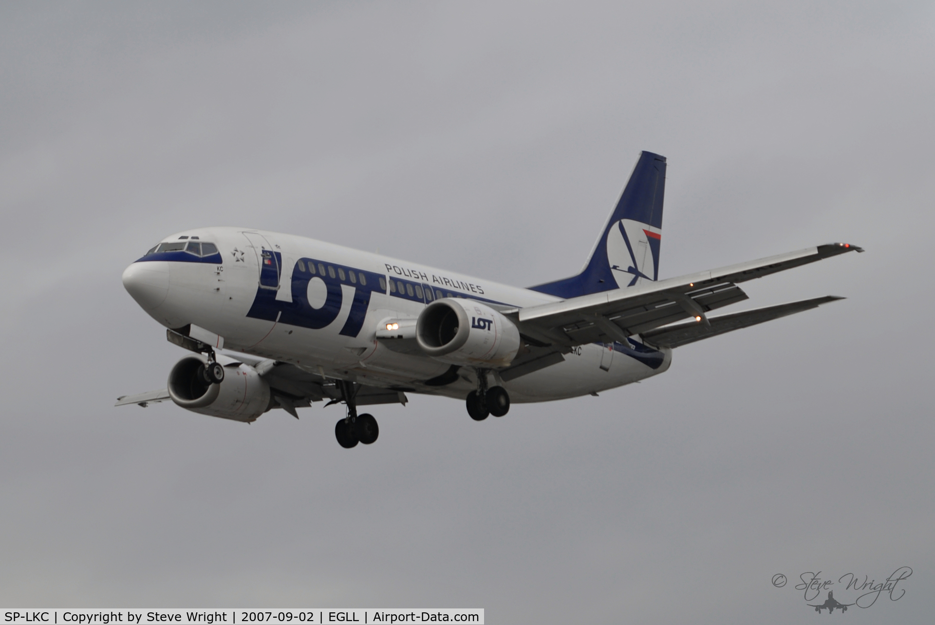 SP-LKC, 1992 Boeing 737-55D C/N 27418, London Heathrow