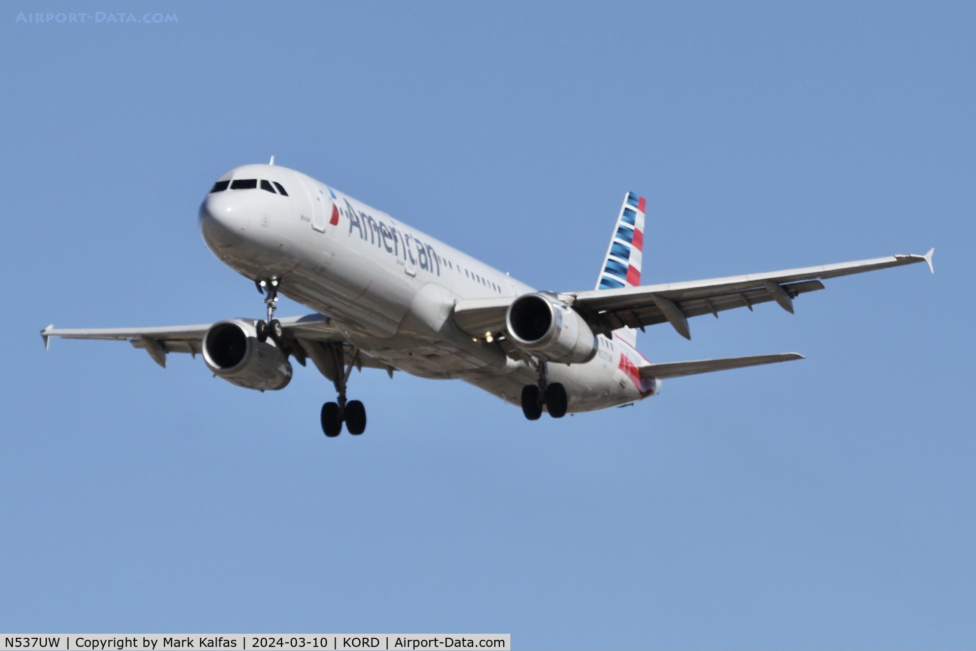 N537UW, 2009 Airbus A321-231 C/N 4041, A321 American Airlines Airbus 321-231 N537UW AAL518 SAN-ORD
