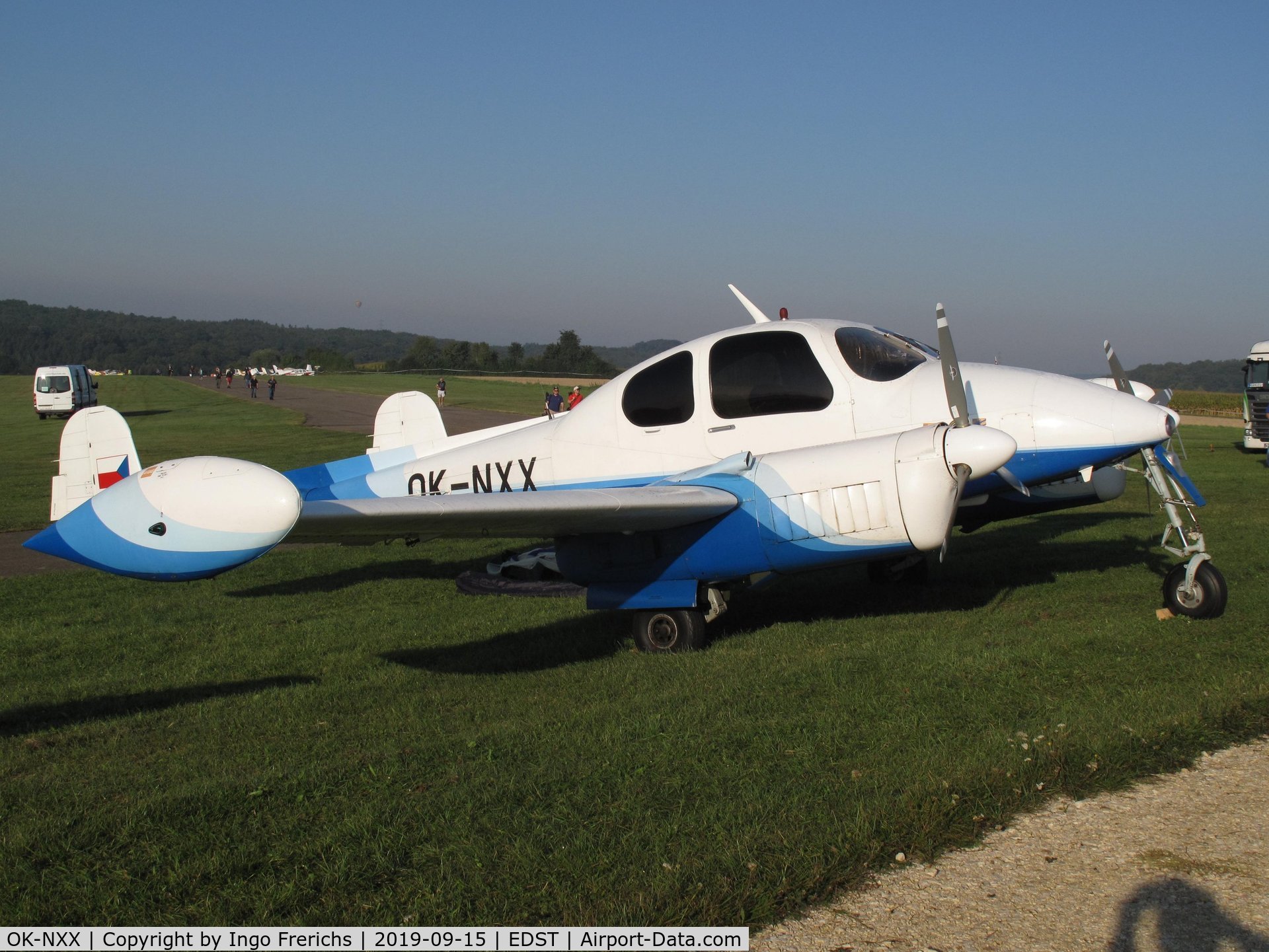 OK-NXX, 1962 Let L-200D Morava C/N 171206, Let L-200D parked at Hahnweide airfield (EDST)