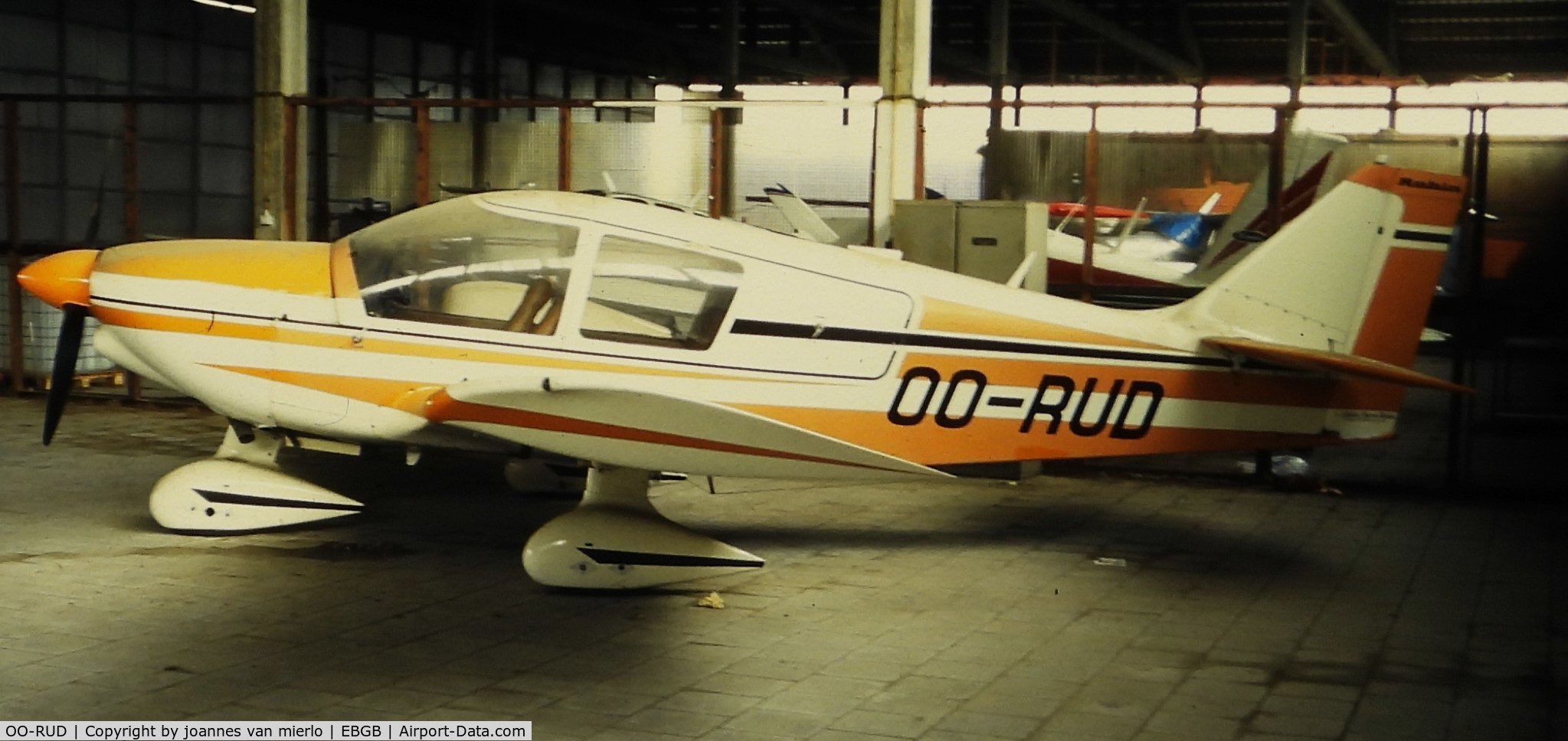 OO-RUD, 1972 Robin HR-100-200B Royal C/N 123, ex-slide