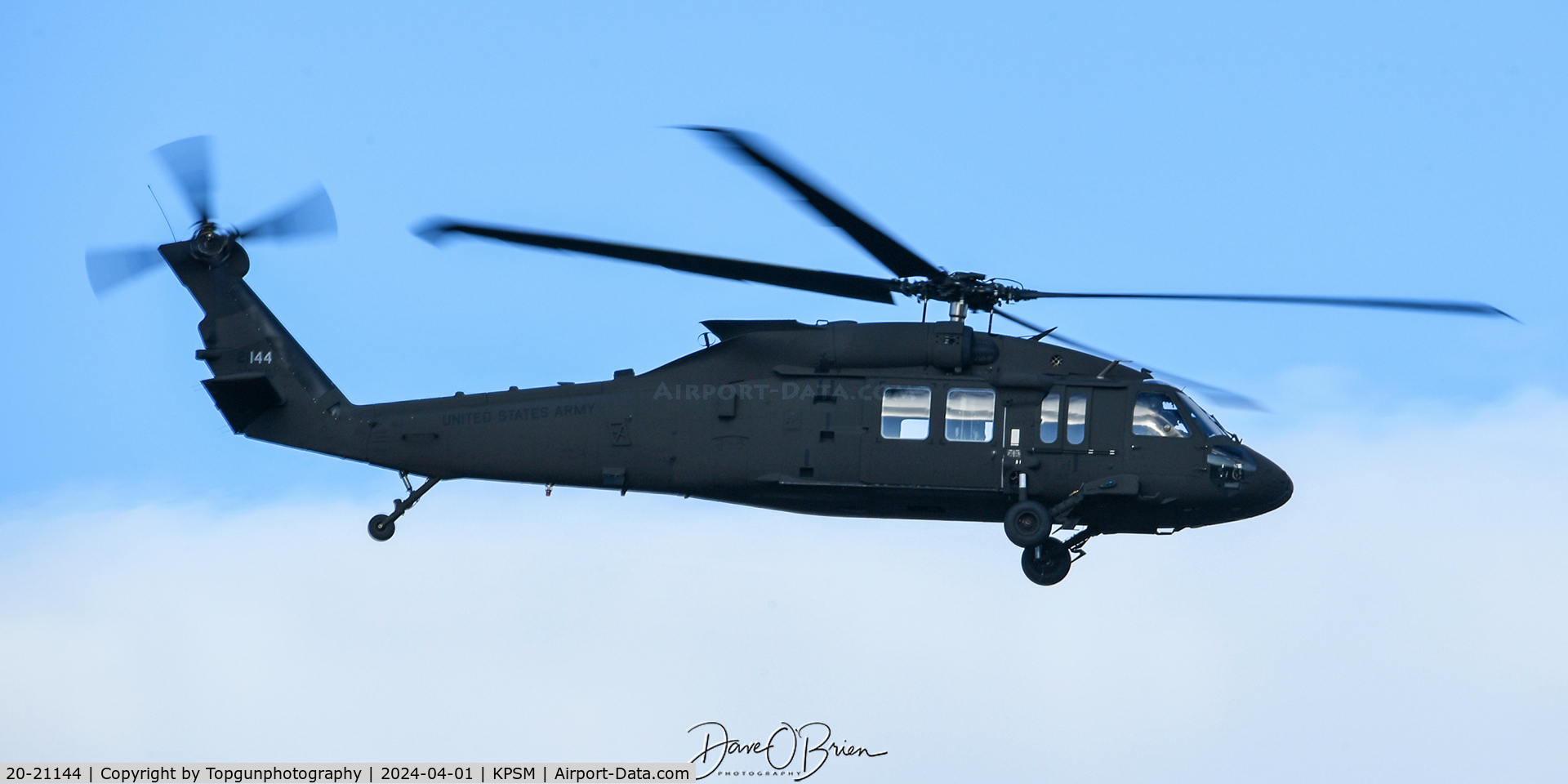 20-21144, 2021 Sikorsky UH-60M Blackhawk C/N 2144, PATRIOT11 departing after getting refueled.
