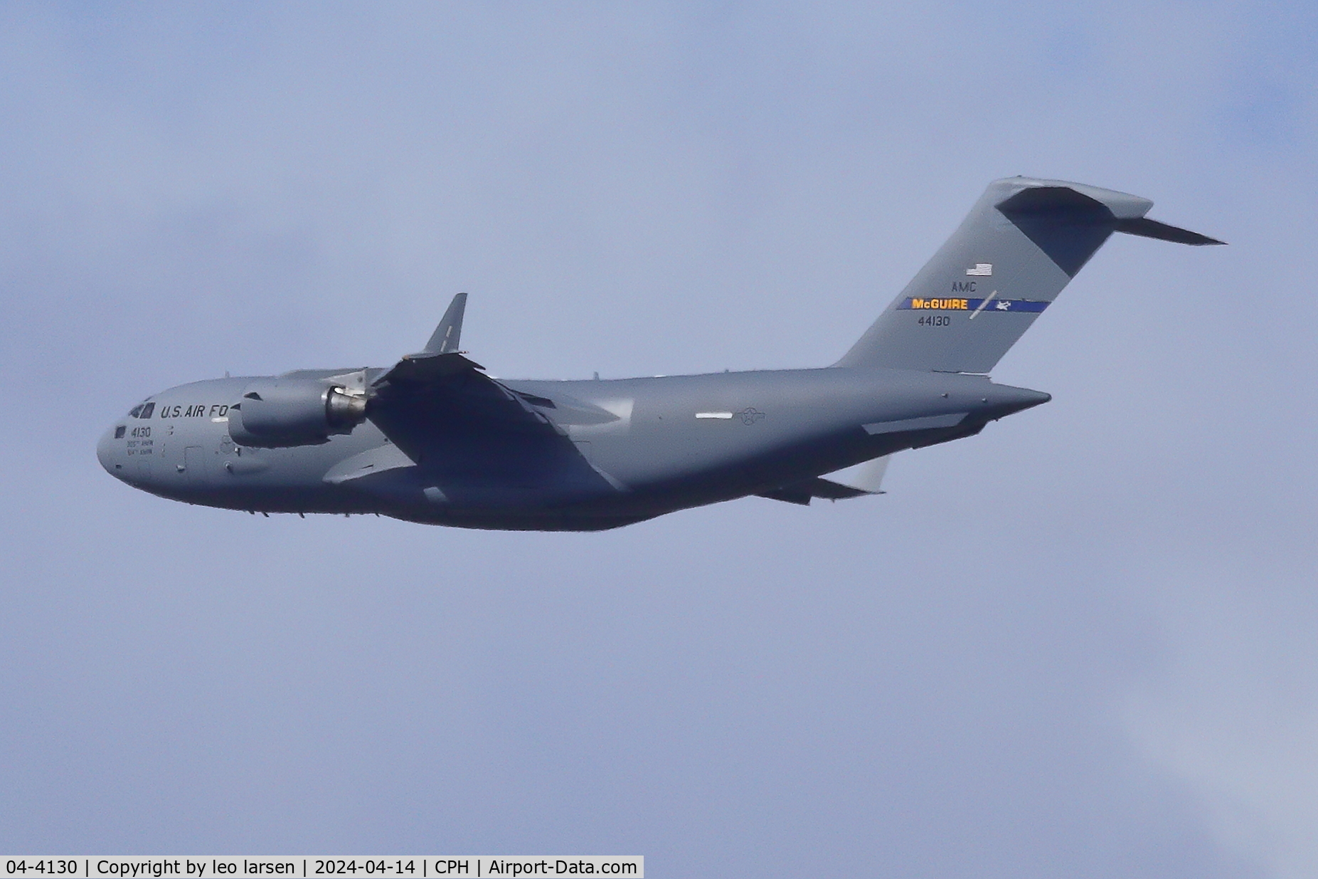 04-4130, 2004 Boeing C-17A Globemaster III C/N P-130, Copenhagen 14.3.2024