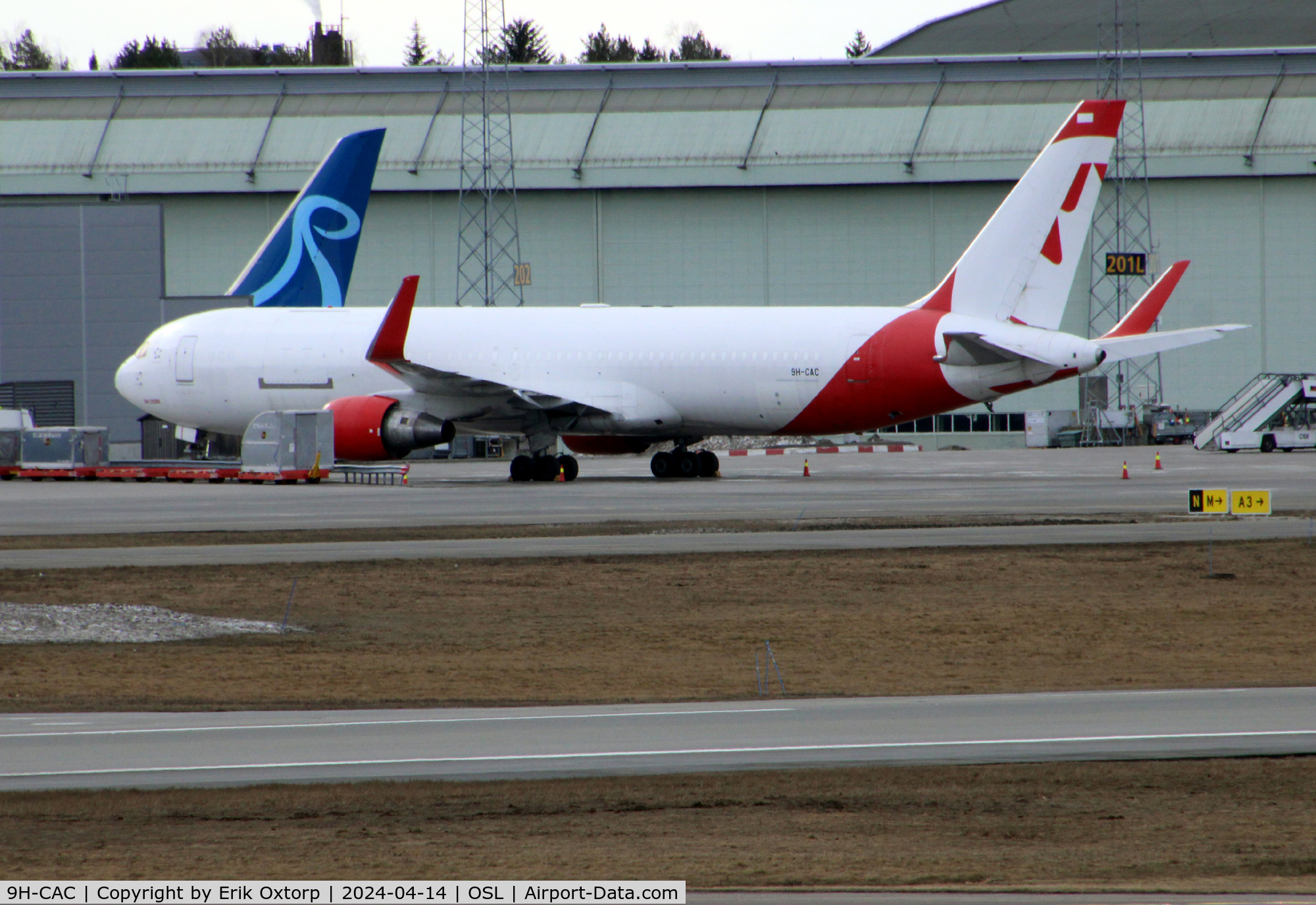 9H-CAC, 1996 Boeing 767-333/ER C/N 25588, 9H-CAC in OSL