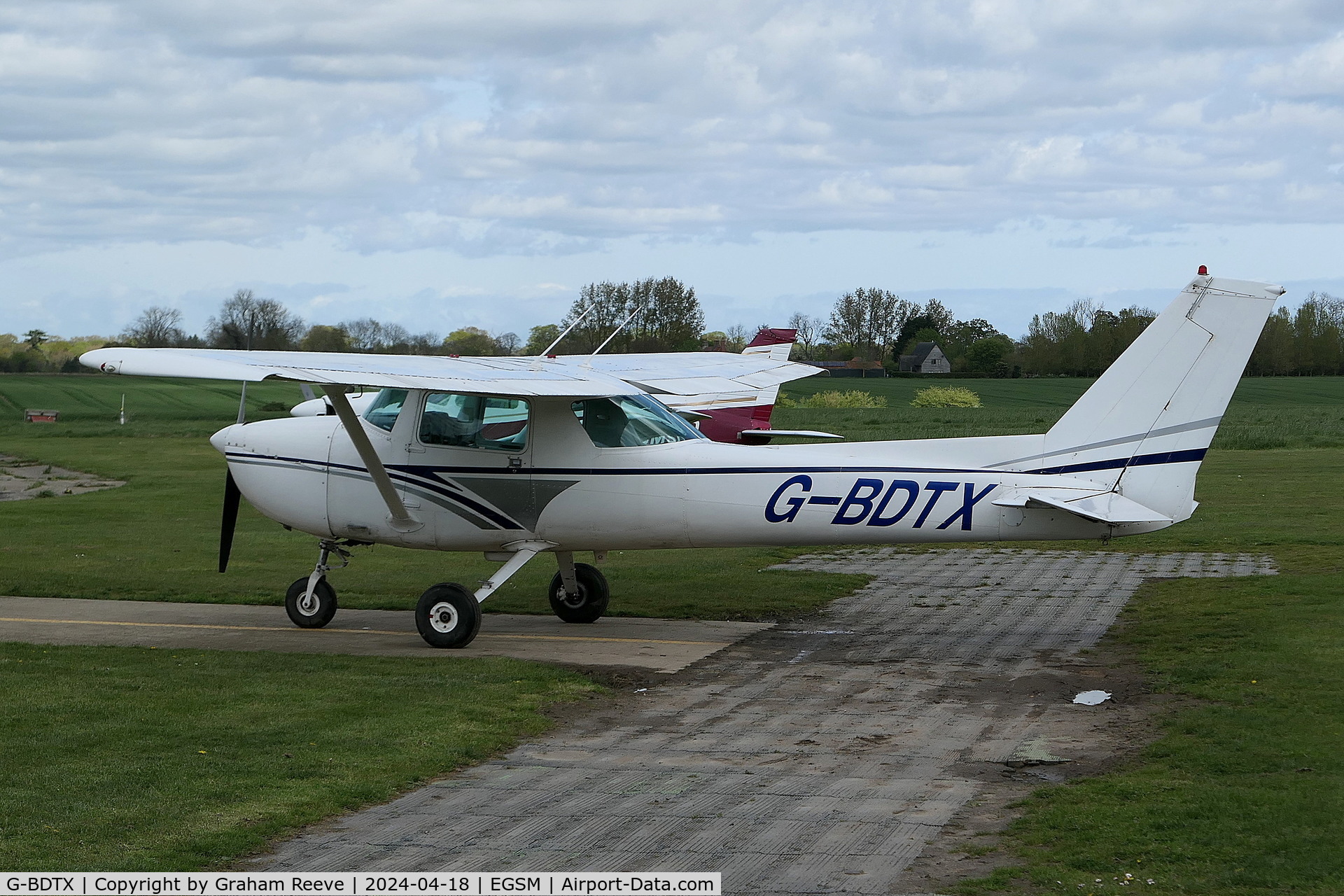G-BDTX, 1976 Reims F150M C/N 1275, Parked at Beccles.