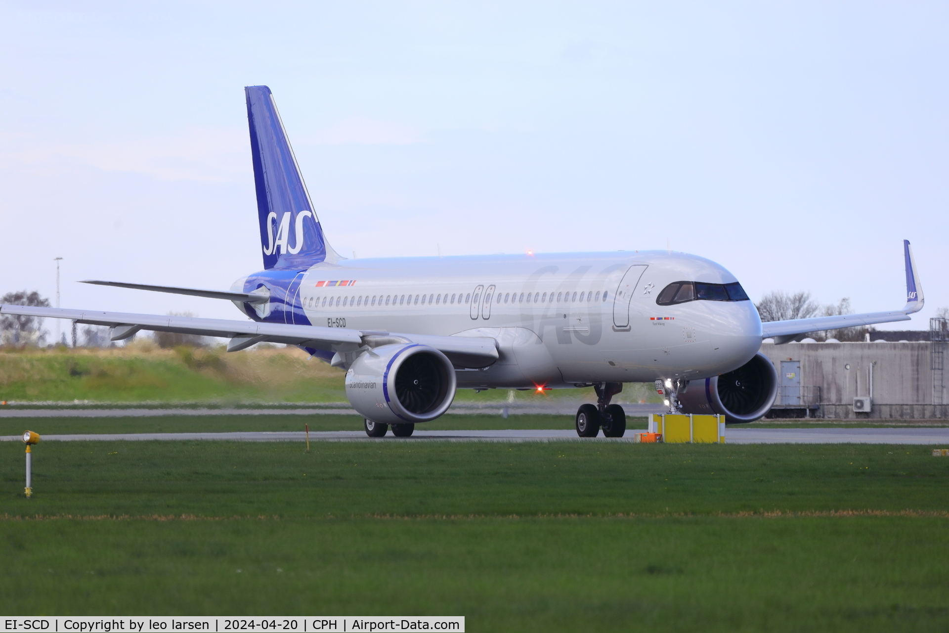EI-SCD, 2023 Airbus A320-251N C/N 11759, Copenhagen 20.4.2024. Name 