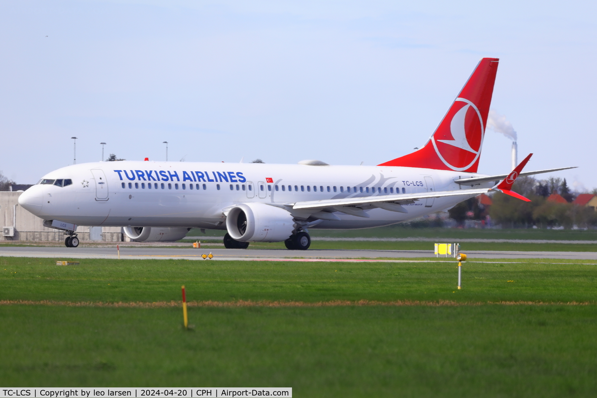 TC-LCS, 2019 Boeing 737-8 MAX C/N 60060, Copenhagen 20.4.2024