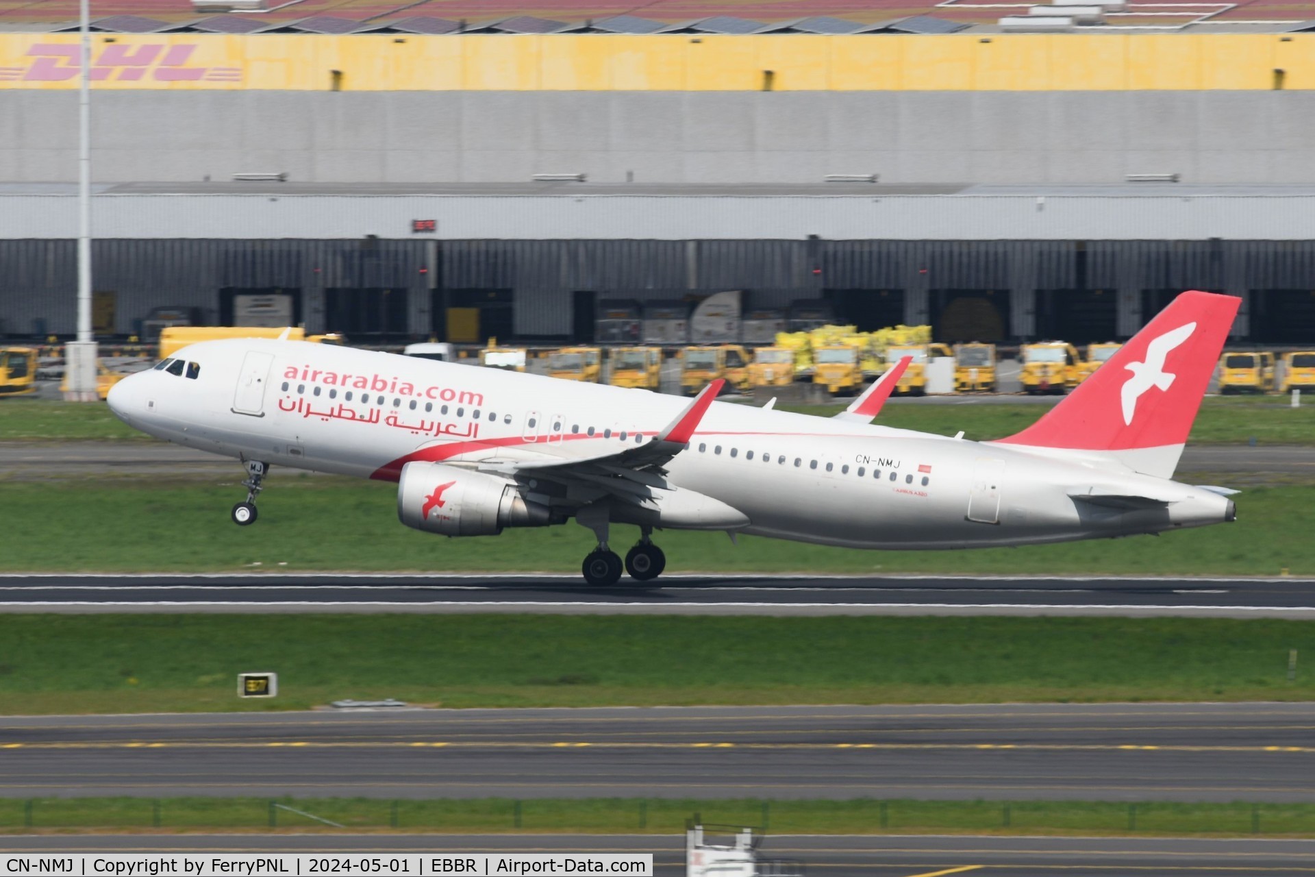 CN-NMJ, 2015 Airbus A320-214 C/N 6896, Departure of Air Arabia A320