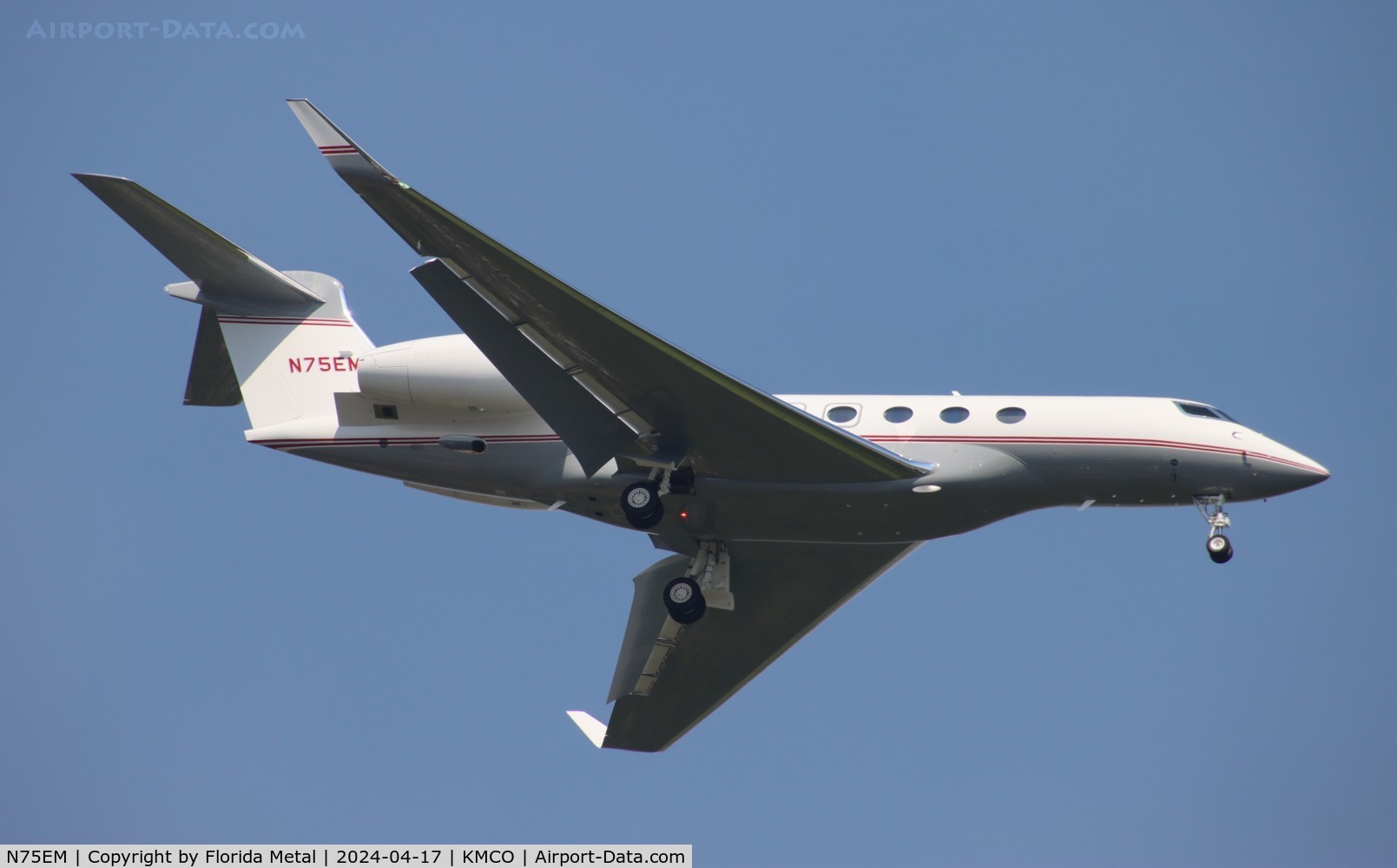 N75EM, 2024 Gulfstream Aerospace Corp GVII-G600 C/N 73137, G600 zx STL-MCO