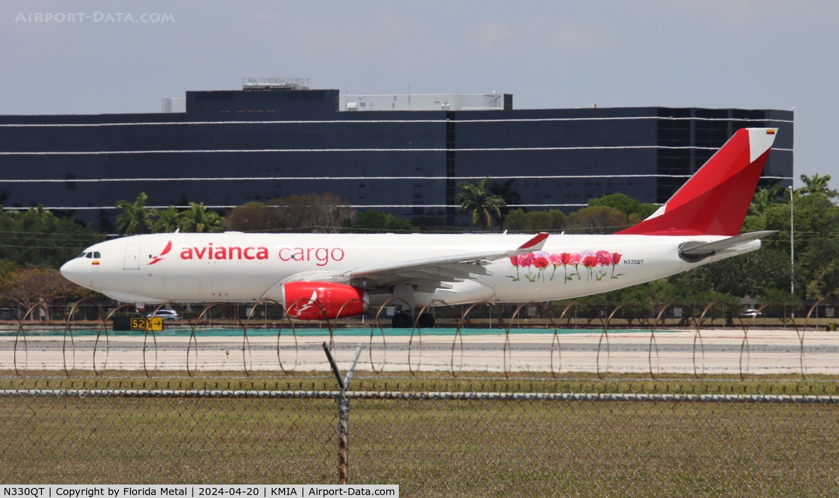 N330QT, 2012 Airbus A330-243F C/N 1368, AVA Cargo A330-200F zx MIA - AGT /SGES departing to Alto Parana Paraguay