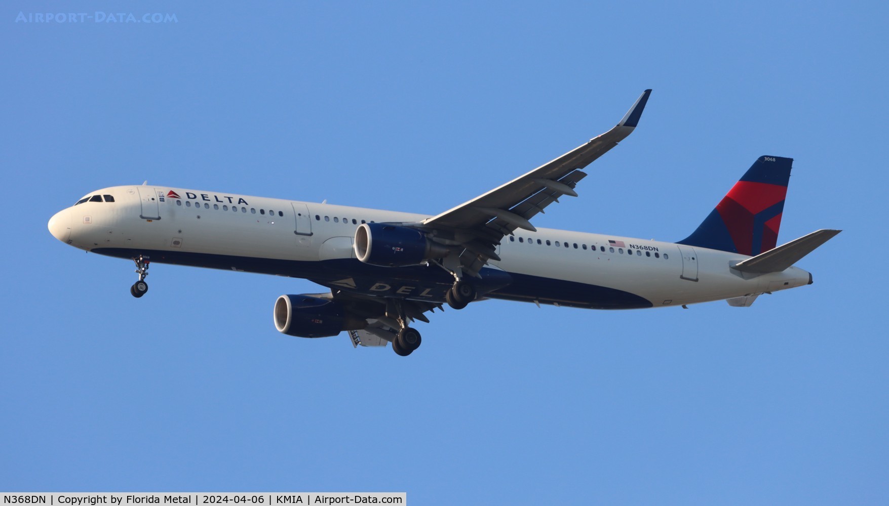 N368DN, 2019 Airbus A321-211 C/N 8695, DAL A321 zx LGA-MIA