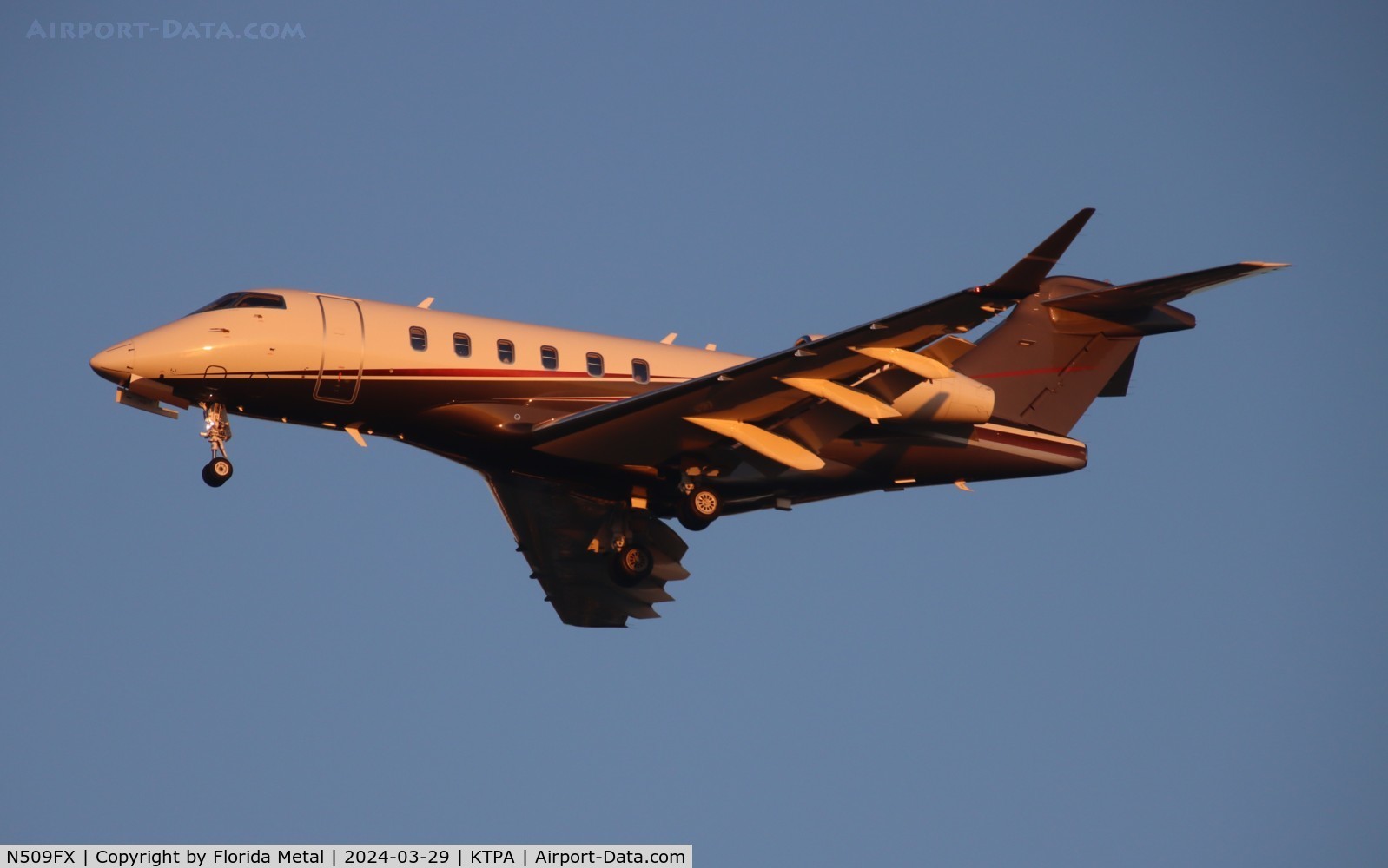 N509FX, 2023 Bombardier Challenger 350 (BD-100-1A10) C/N 20953, Challenger 350 zx PDK-TPA