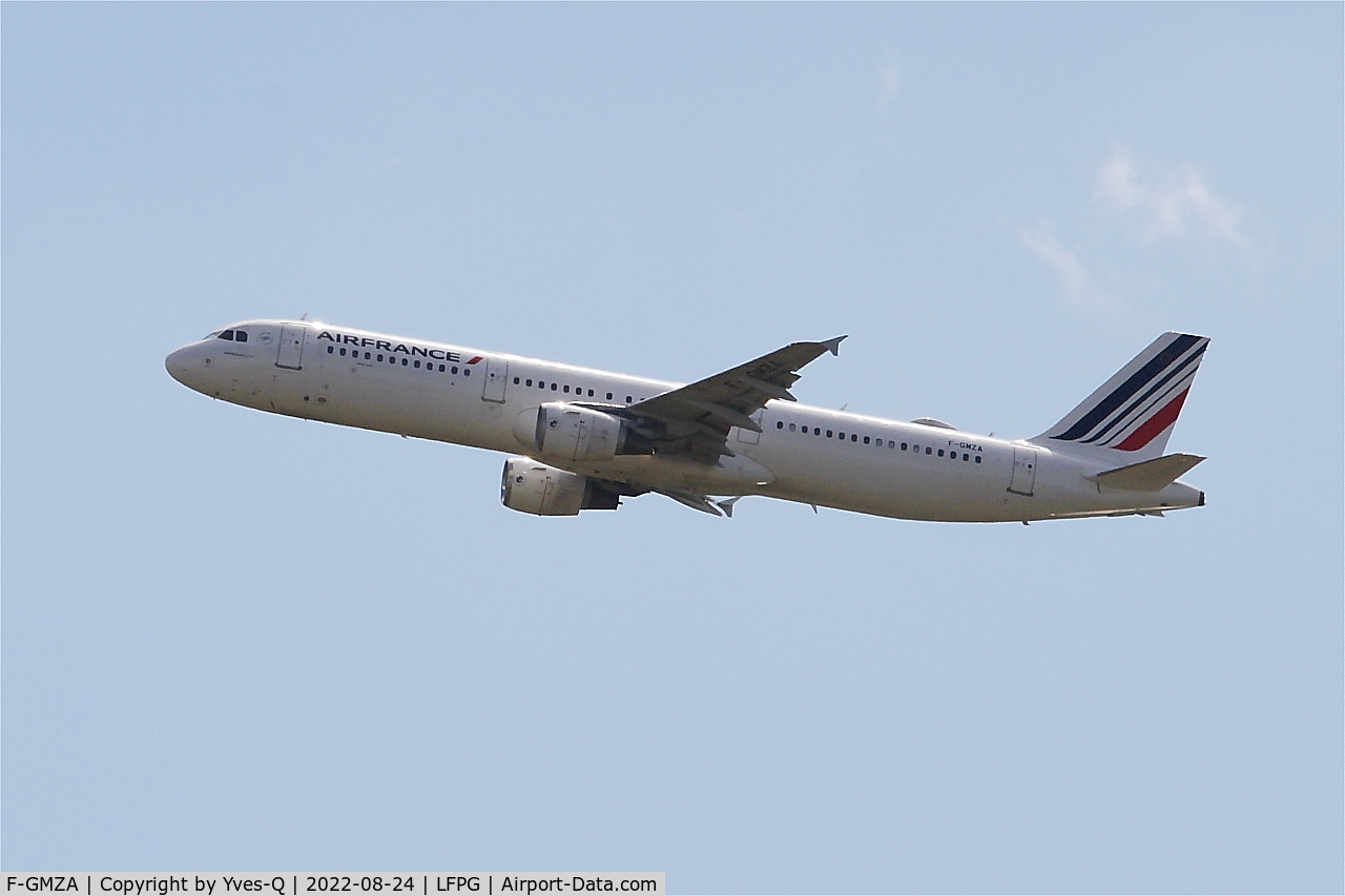 F-GMZA, 1994 Airbus A321-111 C/N 498, Airbus A321-111, Climbing from rwy 08L, Roissy Charles De Gaulle airport (LFPG-CDG)