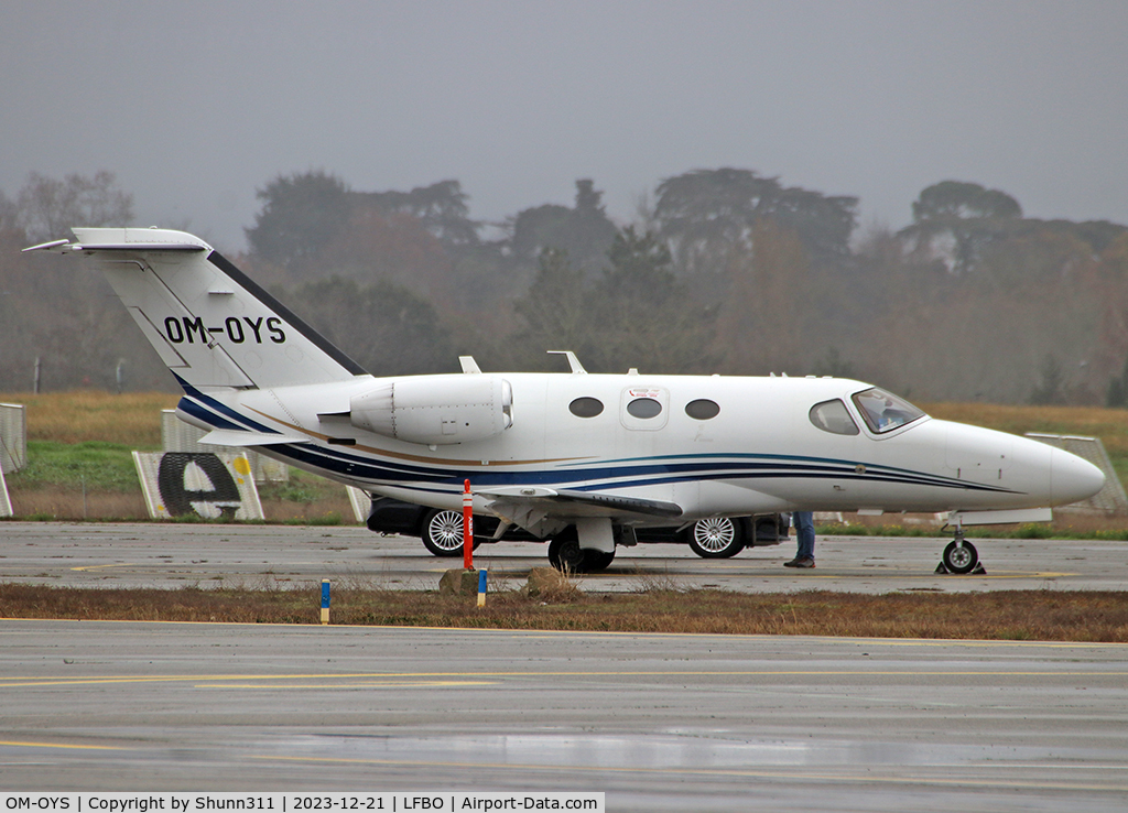 OM-OYS, 2008 Cessna 510 Citation Mustang C/N 510-0086, Parked at the General Aviation area...