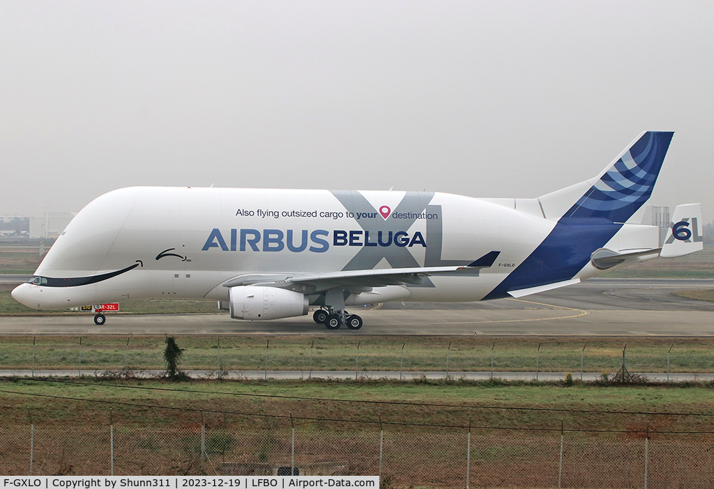 F-GXLO, 2023 Airbus A330-743L Beluga XL C/N 2041, Taxiing holding point rwy 14R for departure... 