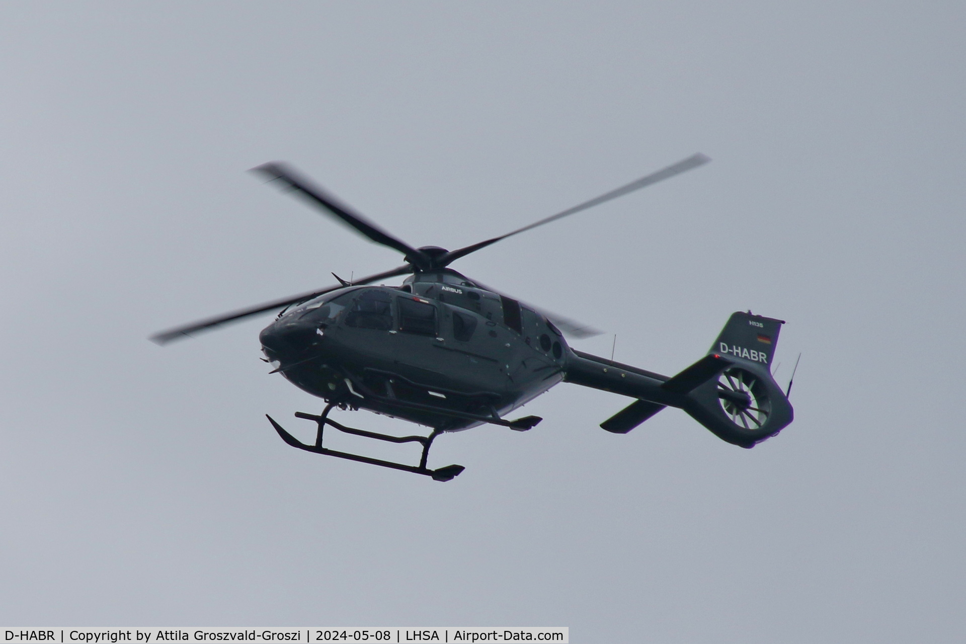 D-HABR, Airbus Helicopters H135 C/N 1261, LHSA - in the airspace of Szentkirályszabadja Airport