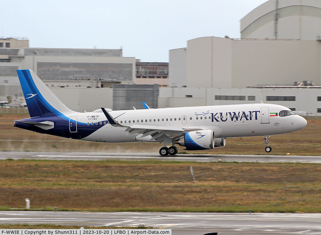 F-WWIE, 2023 Airbus A320-251N C/N 11741, C/n 11741 - To be 9K-AKT