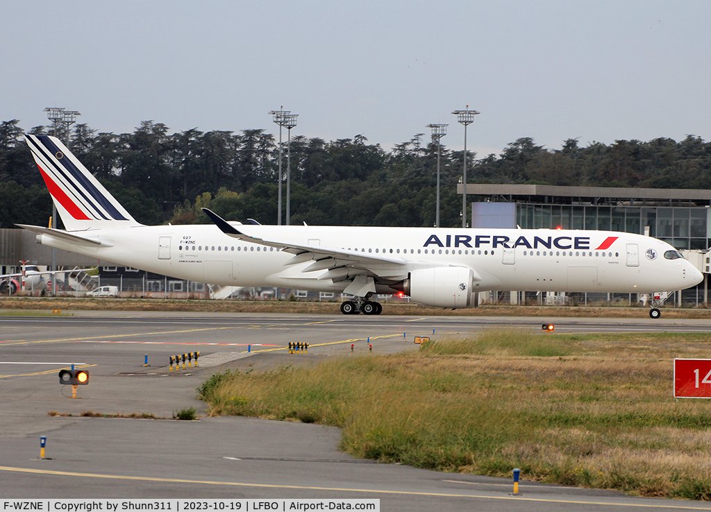 F-WZNE, 2023 Airbus A350-941 C/N 0627, C/n 0627 - To be F-HUVD 'Nantes'