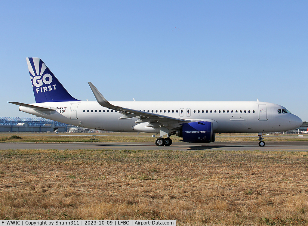 F-WWIC, 2023 Airbus A320-271N C/N 11506, C/n 11506 - VT-WDK Go First ntu - To be TC-LBA for Anadolu Jet
