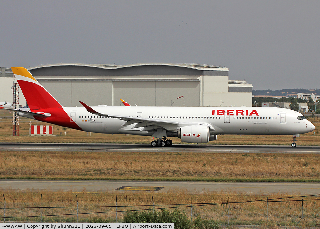 F-WWAW, 2023 Airbus A350-941 C/N 0634, C/n 0634 - To be EC-OCR