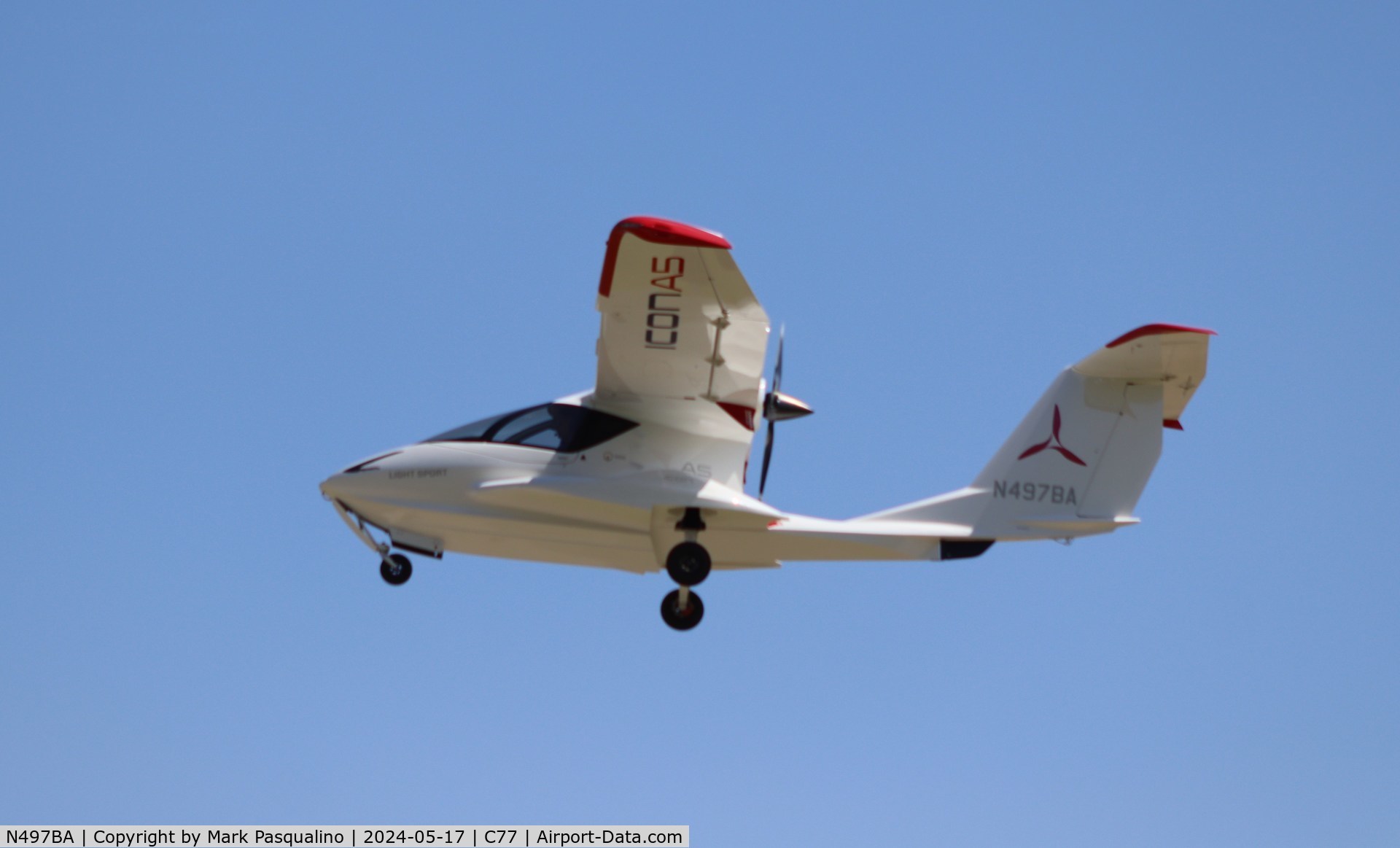 N497BA, 2023 Icon Aircraft A5 C/N 00197, Icon Aircraft A5