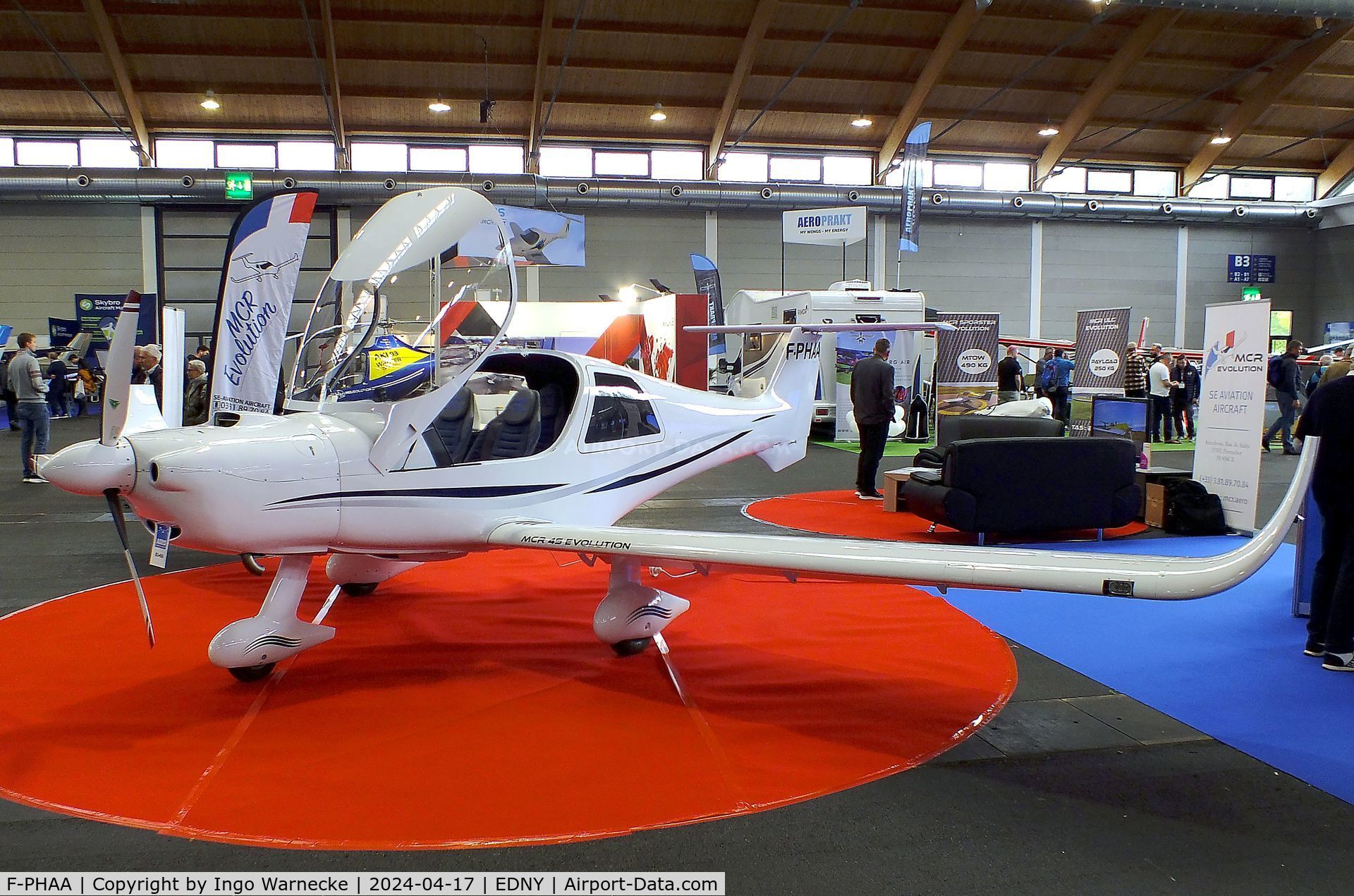 F-PHAA, Dyn'Aero MCR-4S 2002 Evolution C/N 182, Dyn'Aero MCR-4S 2002 Evolution at the AERO 2024, Friedrichshafen