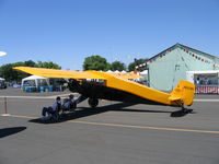 N278H @ MCE - Soaking up the shade under 1929 General Airplane Corp. Aristocraft 102A (NC278H) at Merced, CA - by Steve Nation