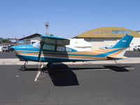 N8459T @ MAE - 1959 Cessna 182C at Madera, CA - by Steve Nation
