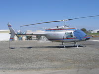 N10KX @ 07CL - Av Ag Inc. 1975 Bell 206B powerline patrol helo at their Richvale, CA base - by Steve Nation