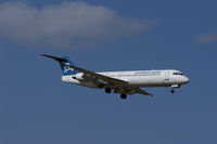 YU-AOL @ ZRH - Fokker of Montenegro Airlines at Zurich - by Mo Herrmann