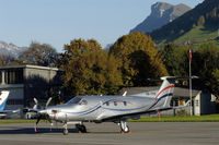 HB-FPR @ LSMU - PC12 privat at Buochs, Switzerland