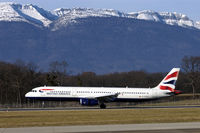 G-EUXE @ GVA - British Airways A321 at Geneva