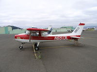 N6513L @ DVO - 1980 Cessna 152 sans prop at Gnoss Field, CA - by Steve Nation