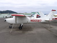 N66587 @ DVO - 1974 Cessna 150M at Gnoss Field, CA - by Steve Nation